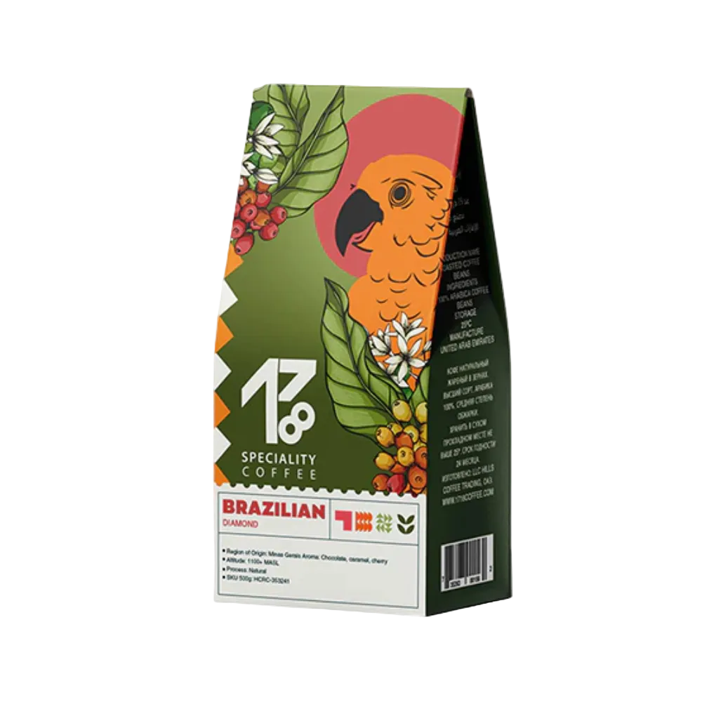 Brazil Rio Minas Coffee Beans - BeanBurds 1718coffee 250g (10-12 cups) / Whole Beans Coffee Beans