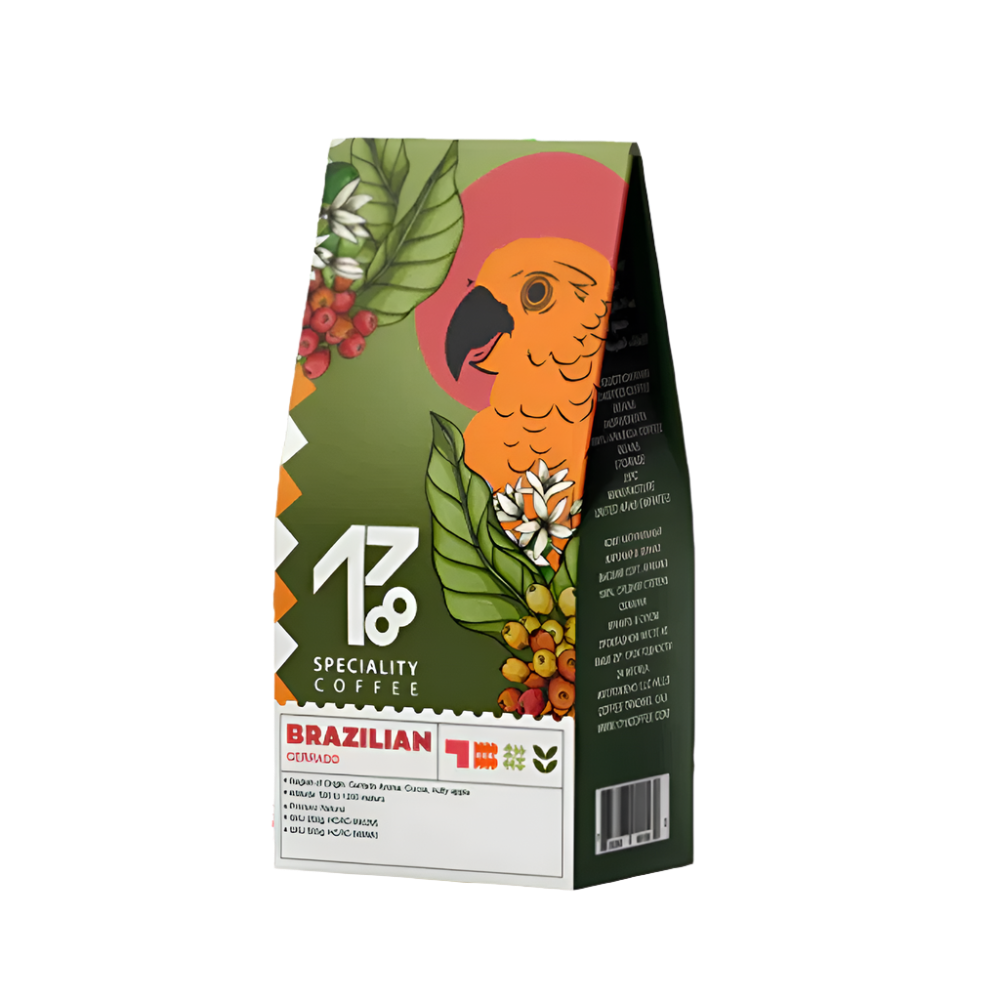 Brazil Cerrado Coffee Beans - BeanBurds 1718coffee 250g (10- 12 Cups) / Cerrado / Whole Beans Coffee Beans