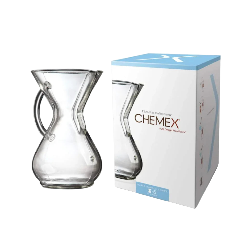 Chemex 6-Cup Glass Handle Coffeemaker - BeanBurds Brewing Gadgets Standard Coffee Maker
