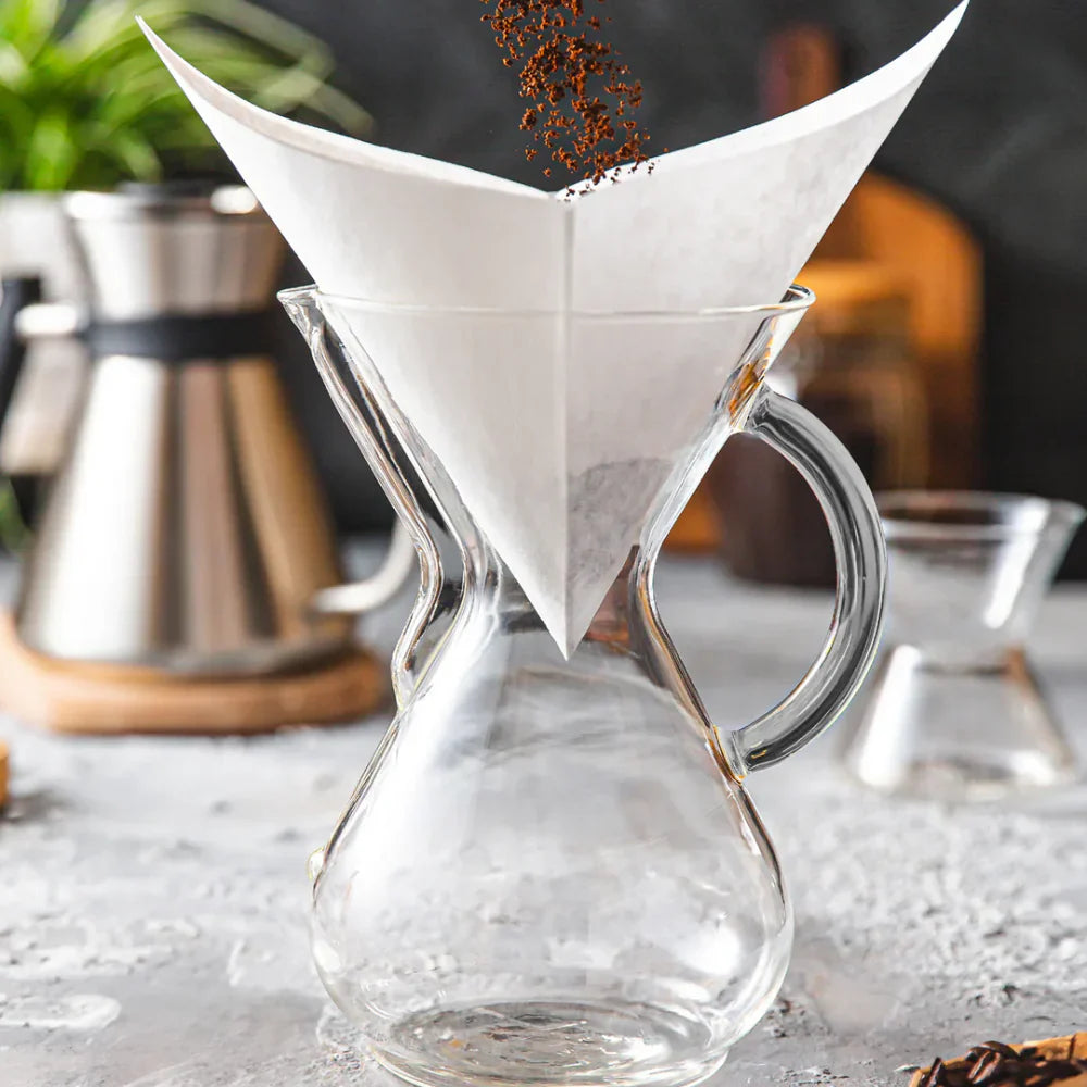 Chemex 6-Cup Glass Handle Coffeemaker - BeanBurds Brewing Gadgets Standard Coffee Maker