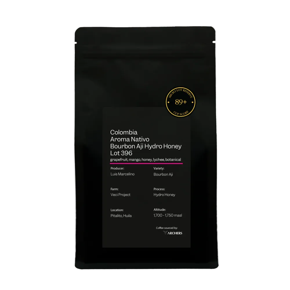 Colombia - Aroma Nativo Bourbon Aji Hydro Honey Lot 396