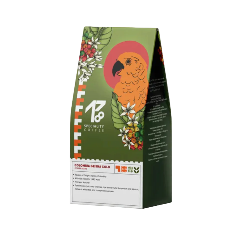 Colombia Geisha Gold - BeanBurds 1718coffee 250g (10-12 cups) / Whole Beans Coffee Beans