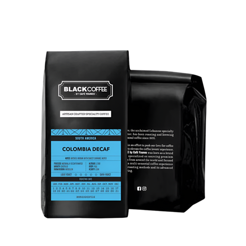 Colombia Decaf - BeanBurds Black Coffee by Cafe Younes 250g (10 - 12 cups) / Whole beans Coffee Beans