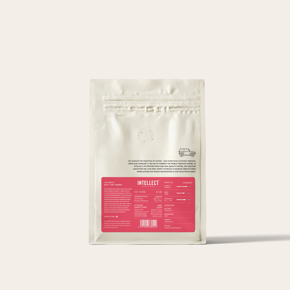 Colombia Huila Pink Bourbon by Intellect Coffee - specialty coffee - BeanBurds UAE