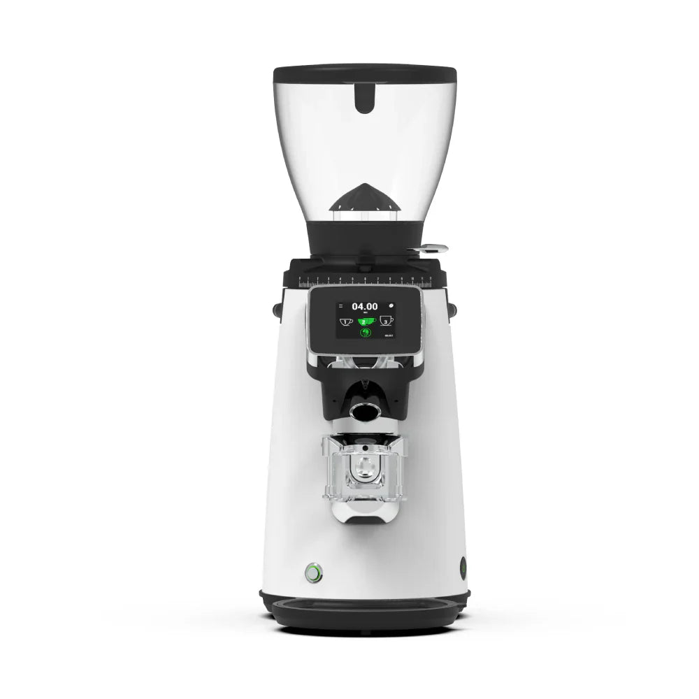 Compak E8 OD Grinder - 83mm, With Red Speed Burrs - White