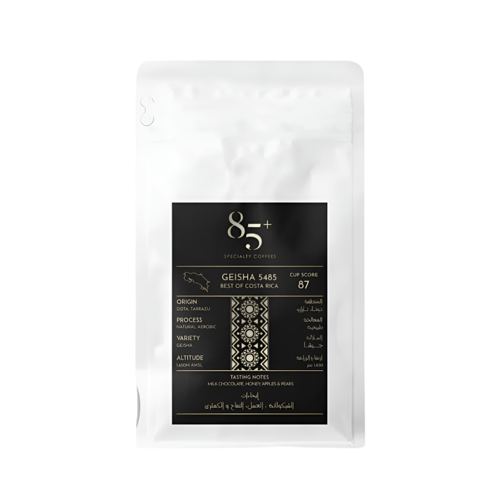 Costa Rica Natural - Geisha 5485 (Rating 87) - BeanBurds 85+ Specialty Coffee 200g (9-10 cups) / Whole Bean Coffee Bean