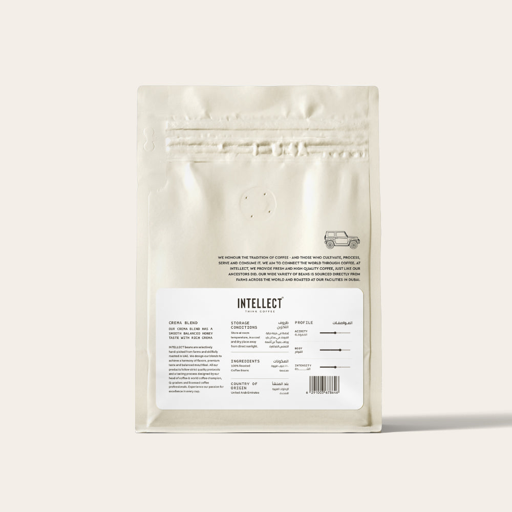 Crema Blend by Intellect Coffee - specialty coffee - BeanBurds UAE