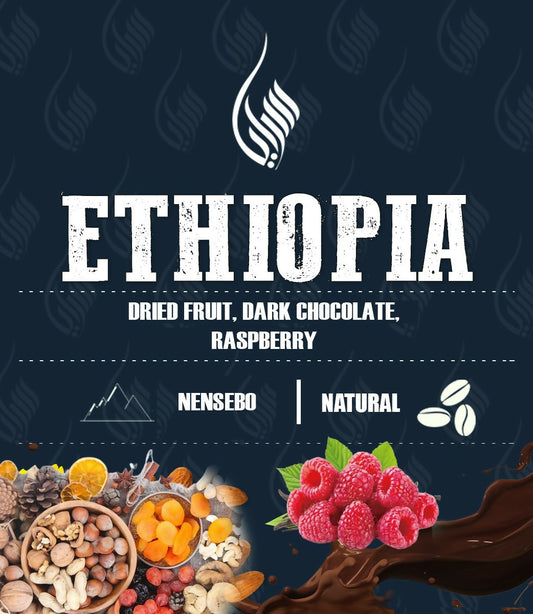 Ethiopia - Nensebo Natural G1 - BeanBurds Saraya Coffee 250g (10 - 12 cups) / Whole beans Coffee Beans