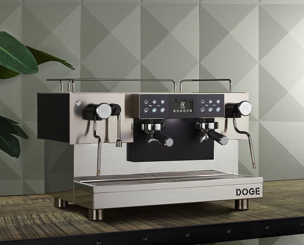 DOGE FOUR Quattro 2 Group - BeanBurds Spresso Black Espresso Machine