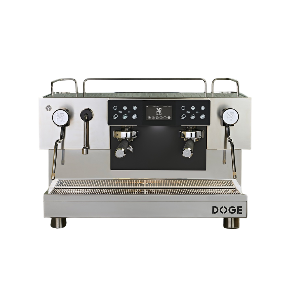 DOGE FOUR Quattro 2 Group - BeanBurds Spresso Black Espresso Machine