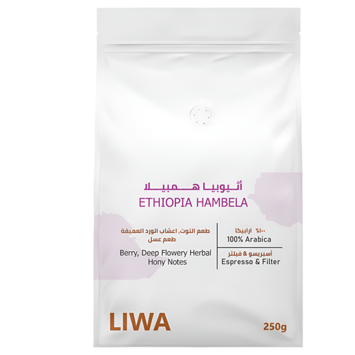 Ethiopia Hambela - BeanBurds Liwa Roastery 250g (10-12 cups) / Whole Beans Coffee Beans