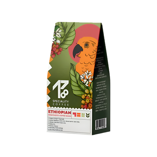 Ethiopian Coffee Beans - BeanBurds 1718coffee 250g (10- 12 Cups) / Whole Beans / Limu Coffee Beans