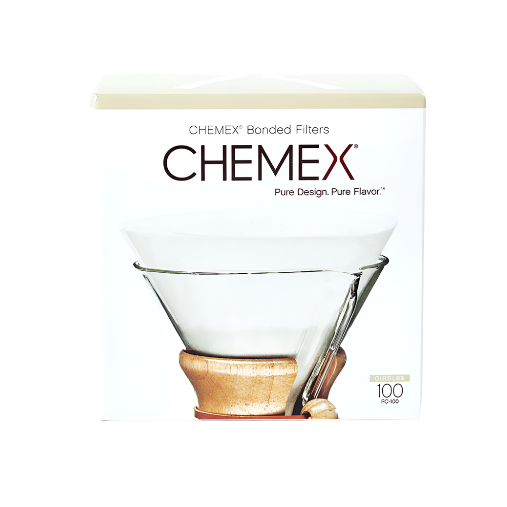 Chemex Bonded Coffee Filters - 100pc - BeanBurds Brewing Gadgets PRE-FOLD Brewing Equipment