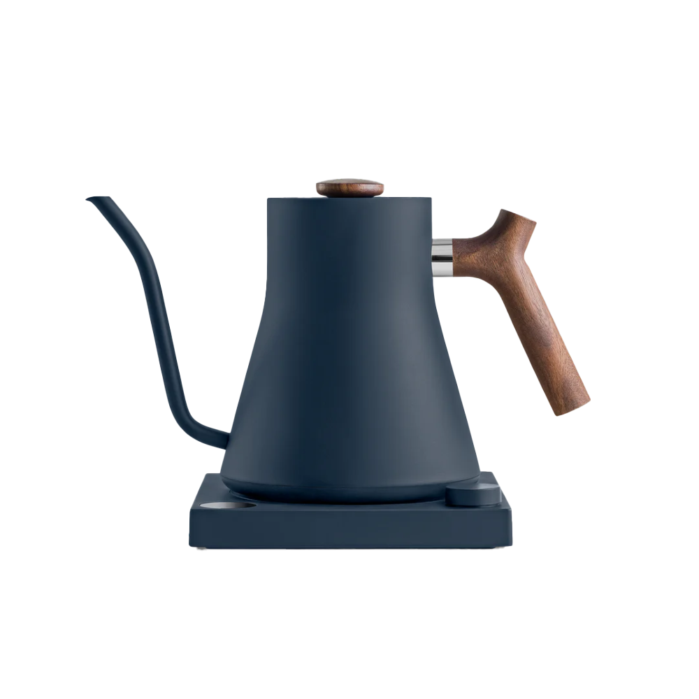 Fellow Stagg Kettle EKG - Wooden Handle - BeanBurds Brewing Gadgets Stone Blue & Walnut Electric Kettle