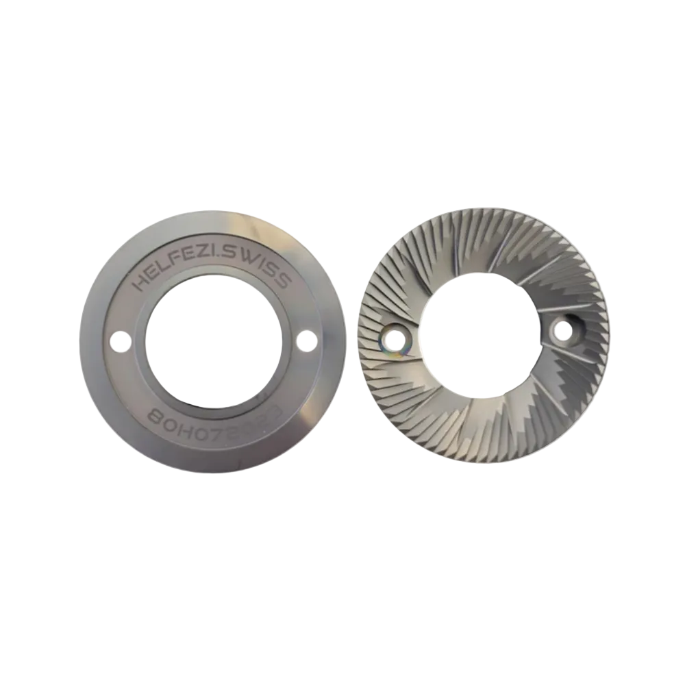 Helfezi Swiss 80 mm Alinox Coated Burr Set