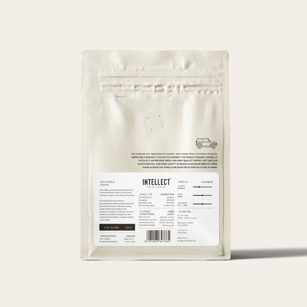Ethiopia Guji Adola by Intellect Coffee - specialty coffee - BeanBurds UAE