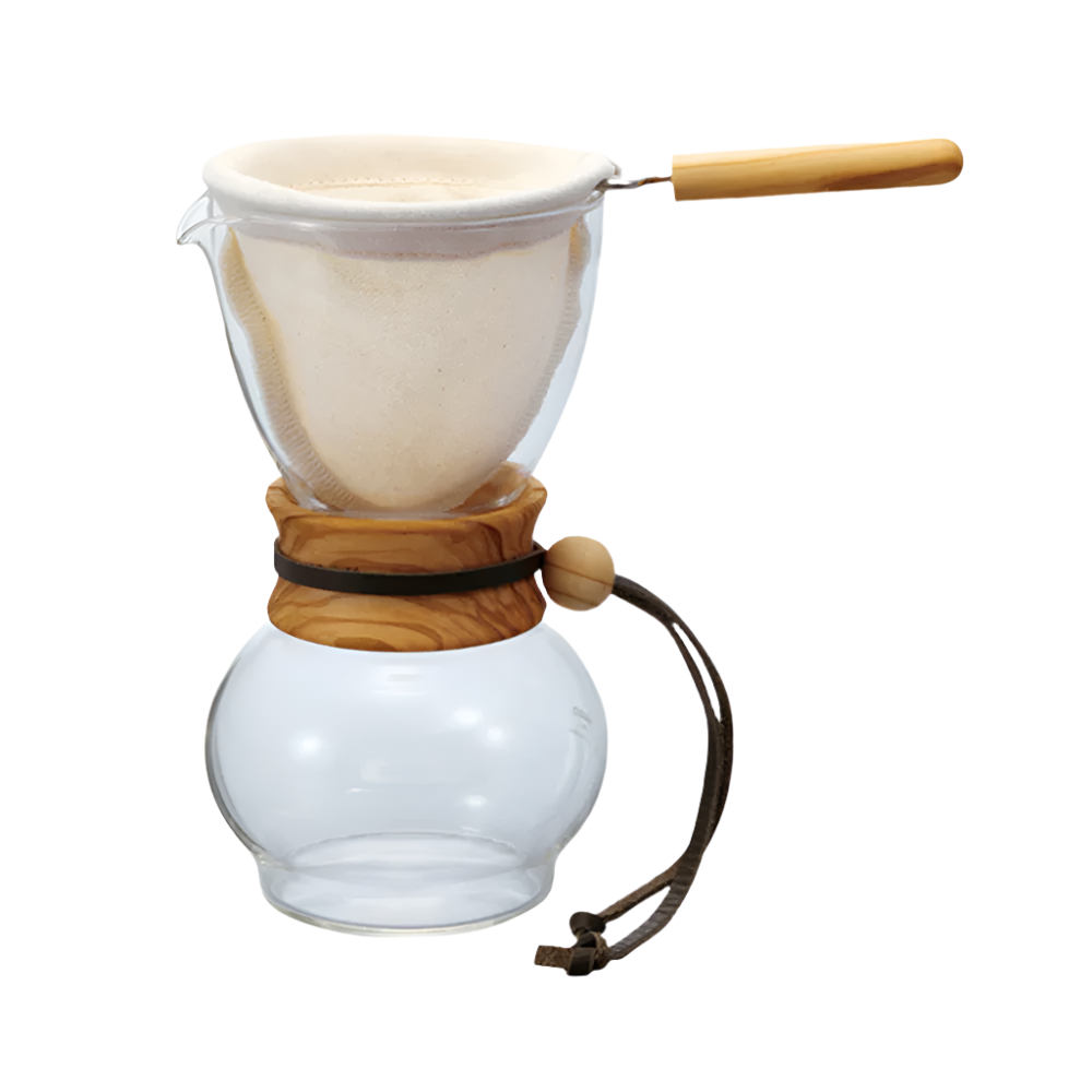 Hario Drip Pot Olive Woodneck