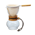 Hario Drip Pot Olive Woodneck - BeanBurds Brewing Gadgets 240ML Brewing Equipment