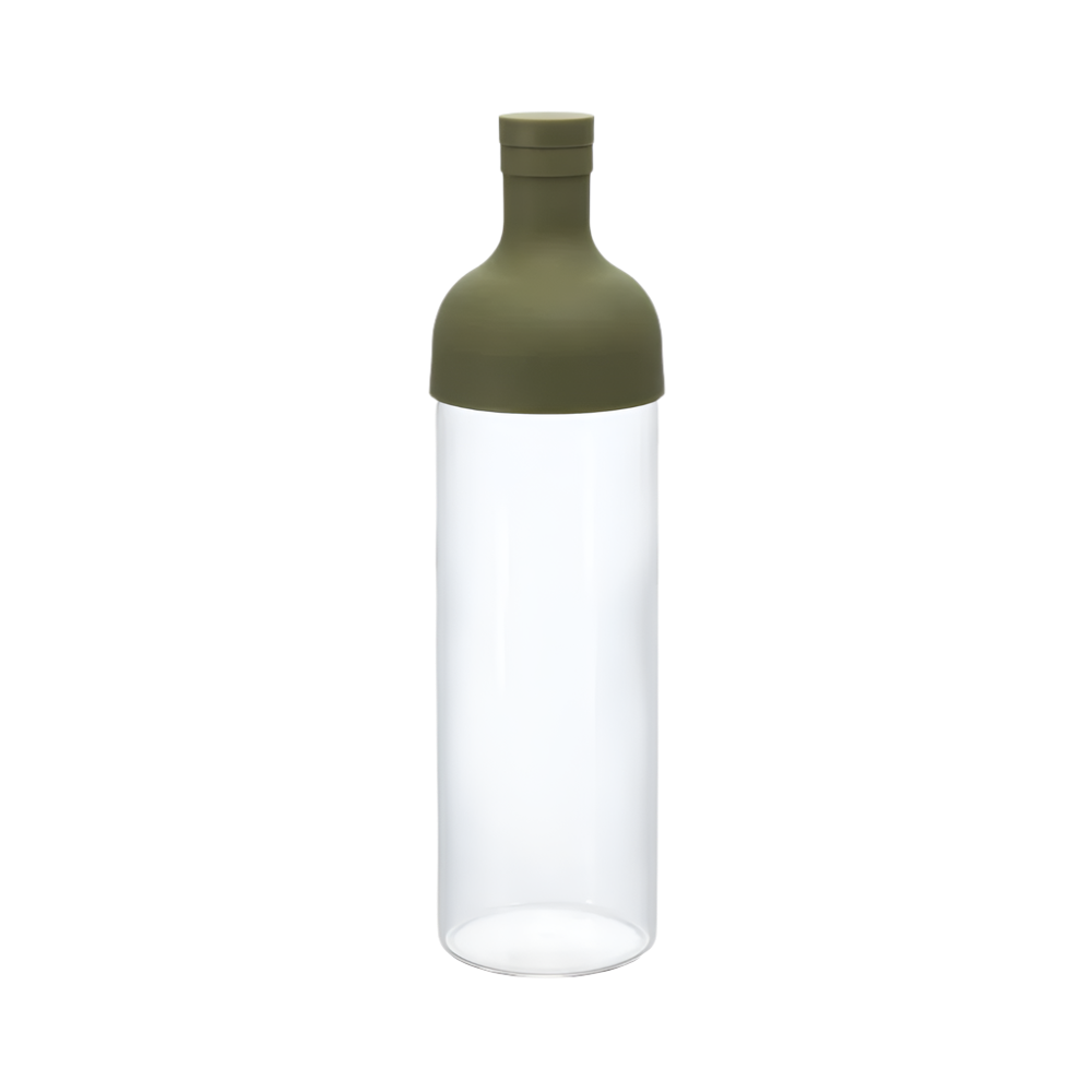 Hario Filter-in Bottle For Cold Brewed - BeanBurds Brewing Gadgets Olive Filter-in Bottle