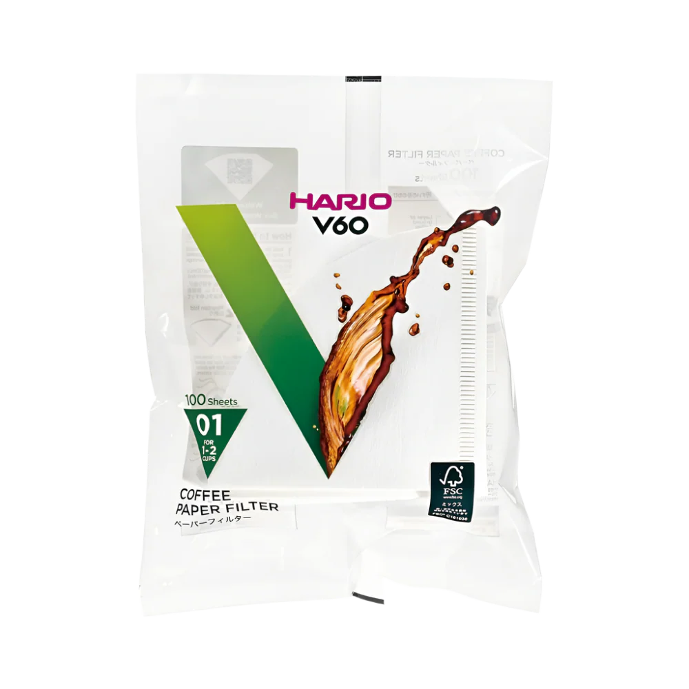 Hario V60-01 Filters - BeanBurds Brewing Gadgets 100 Pack Coffee Filter