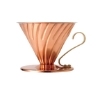 Hario V60-02 Copper Dripper With Nickel Plating Inside - BeanBurds Brewing Gadgets Copper Dripper