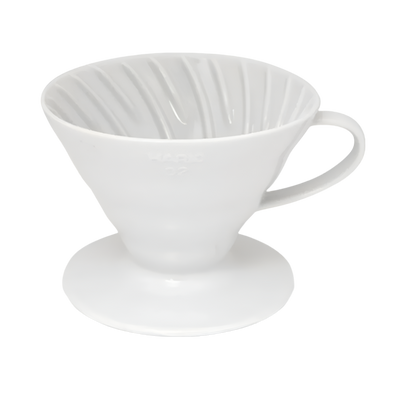 Hario V60-02 Dripper - BeanBurds Brewing Gadgets Ceramic / Clear Dripper