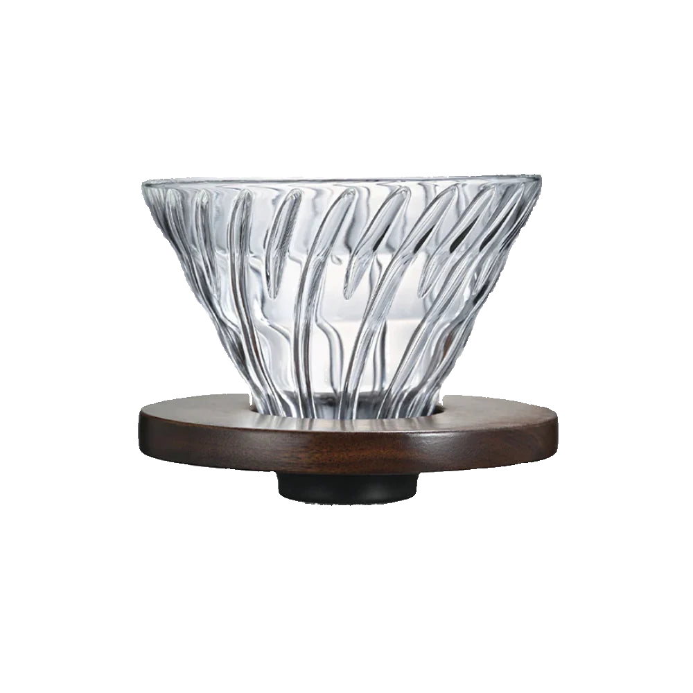 Hario V60 Glass Dripper Walnut