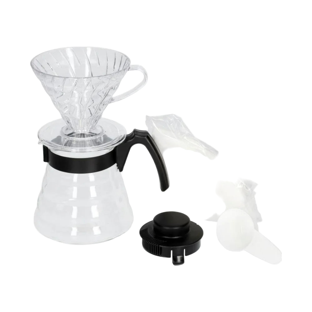 Hario V60 Coffee Dripper and Server Set, 02 Size