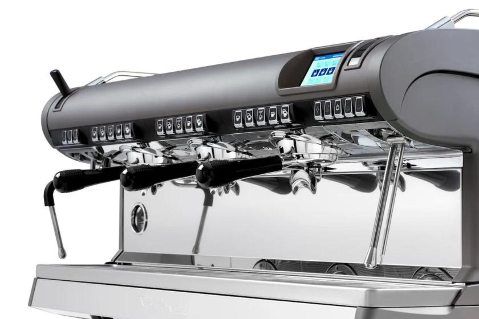 Nuova Simonelli Aurelia Wave UX 3 Group Volumetric Titan Grey Coffee Machine - BeanBurds CMI Equipment Coffee Machine