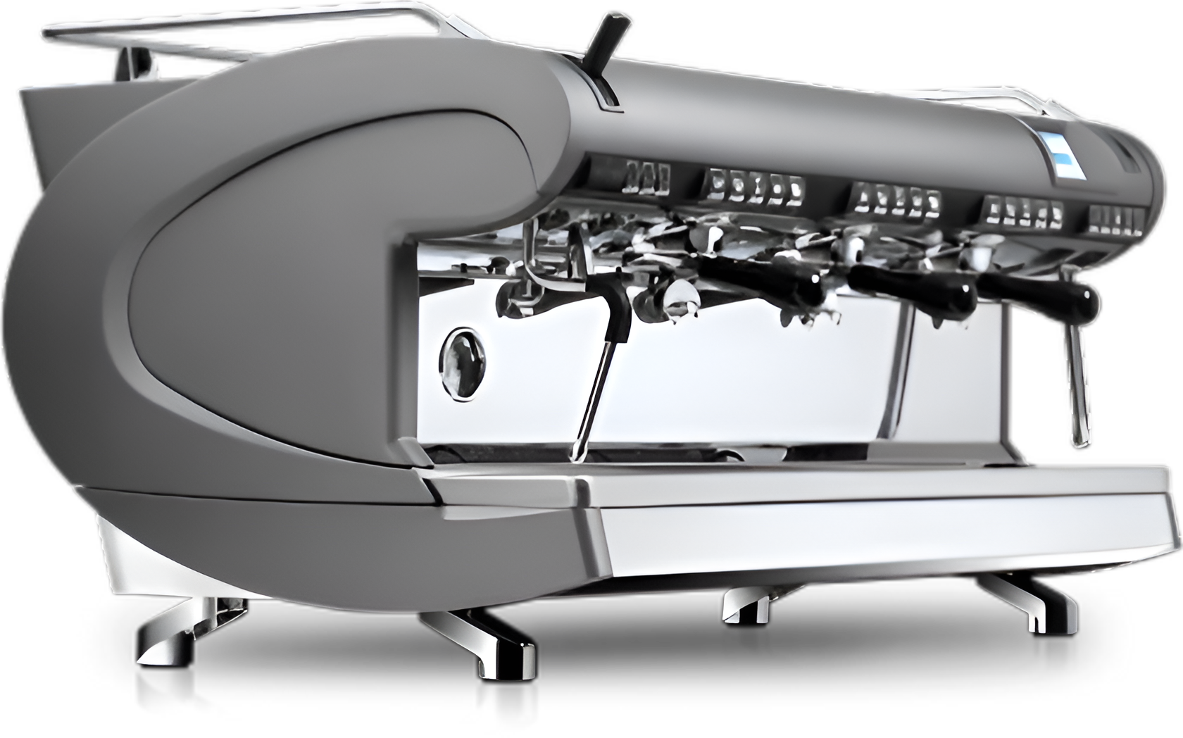 Nuova Simonelli Aurelia Wave UX 3 Group Volumetric Titan Grey Coffee Machine - BeanBurds CMI Equipment Coffee Machine