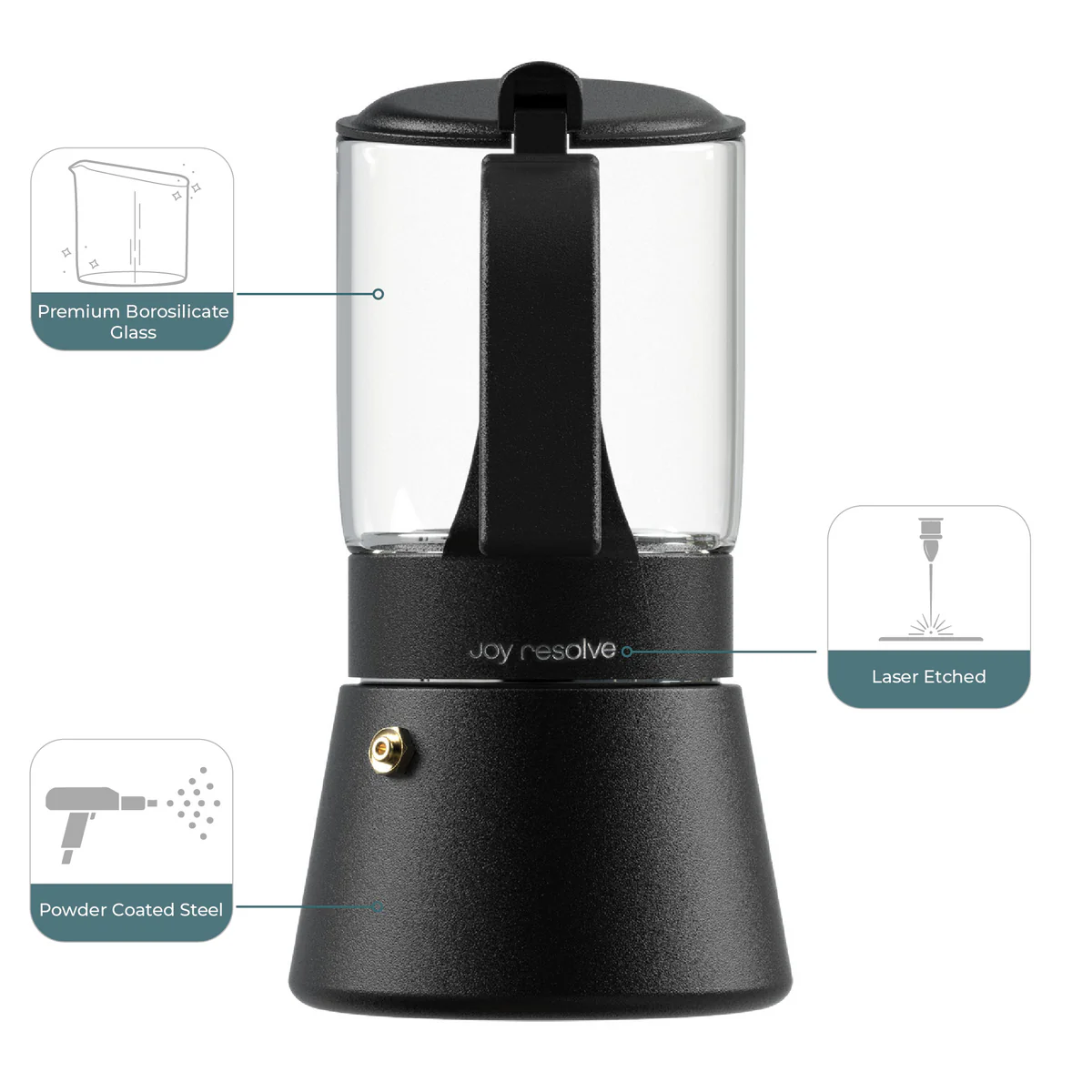 ClearBrew™ Moka Pot by Joy Resolve - BeanBurds Joy Resolve Accessories