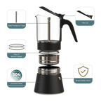 ClearBrew™ Moka Pot by Joy Resolve - BeanBurds Joy Resolve Accessories