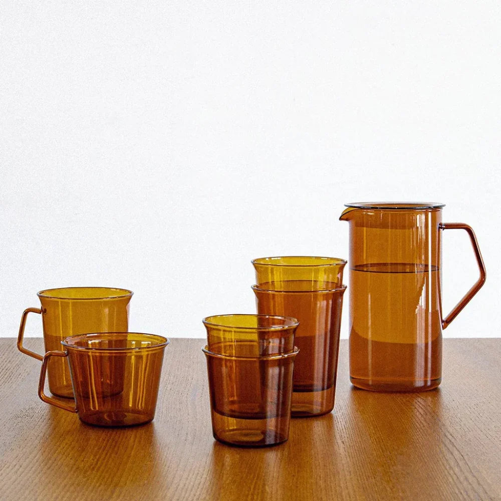 KINTO Cast Amber Glass - BeanBurds Brewing Gadgets 180 ml Server