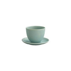 KINTO PEBBLE Cup & Saucer Set - BeanBurds Brewing Gadgets Green Server