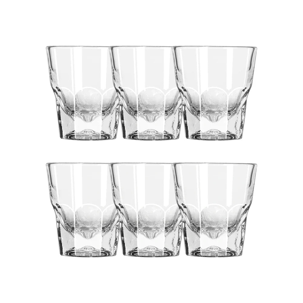 Libbey Gibraltar Glass 4.5 oz - BeanBurds Brewing Gadgets 6 pc Server