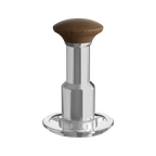 MHW-3Bomber Knight Impact Tamper - BeanBurds Brewing Gadgets Silver Tamper