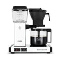 Moccamaster KBG Select Coffee Machine - BeanBurds CoffeeDesk Matte White Coffee Machines and Equipment