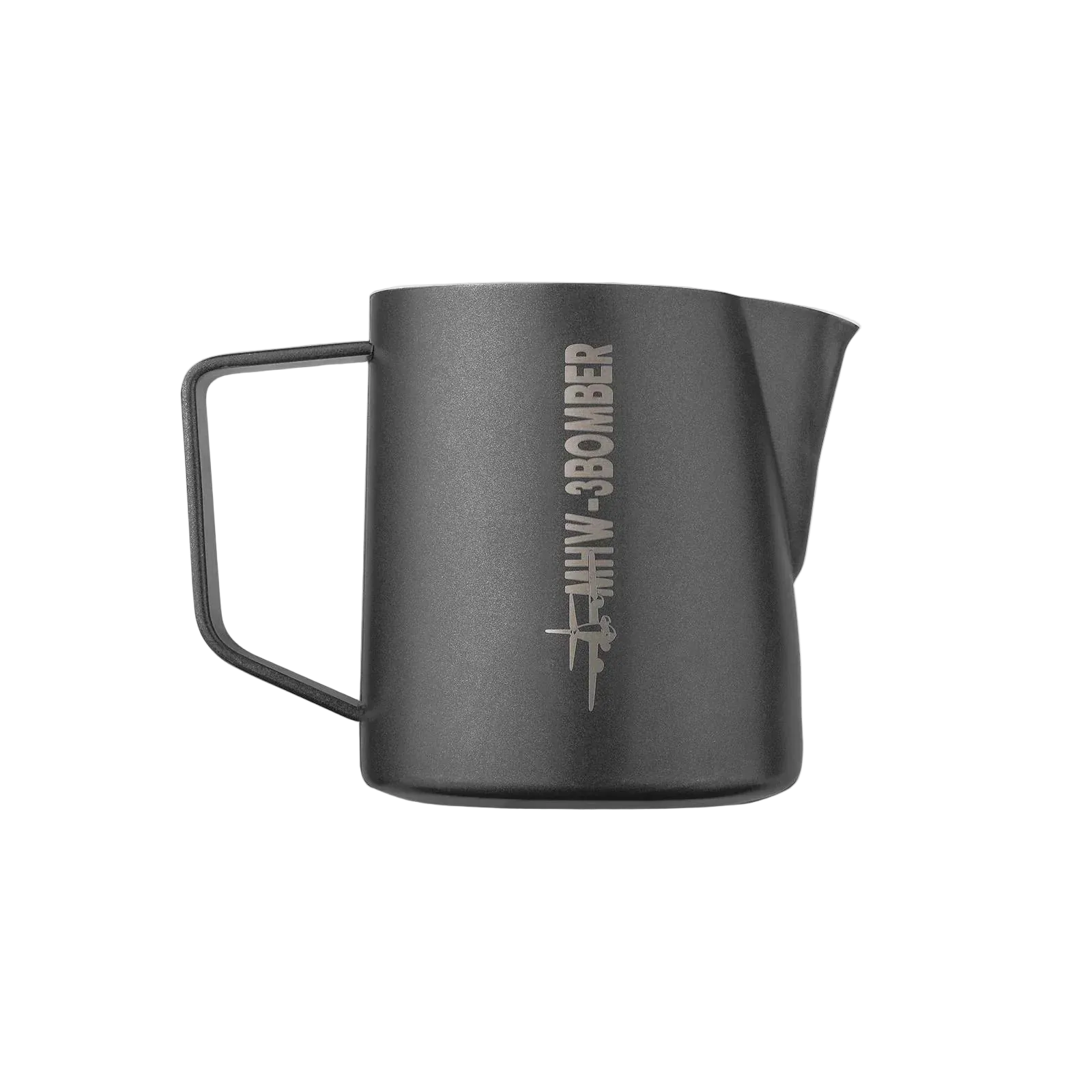 إبريق حليب MWH-3BOMBER 5.0 سعة 400 مل - أسود مطفي