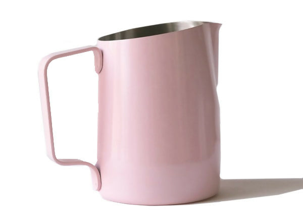 WPM 06 Round Spout Pitcher - BeanBurds Coffx Peony Pink / 450 Coffee Machines and Equipment