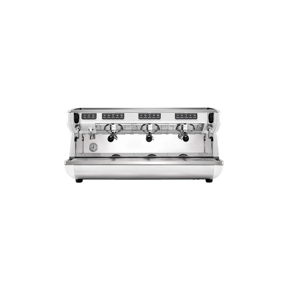 Nuova Simonelli Appia Life 3 Group Volumetric - BeanBurds CMI Equipment Black Espresso Machine