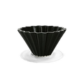 Origami Dripper M with Plastic Holder - BeanBurds Brewing Gadgets Matte Black Coffee Dripper