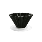 Origami Dripper M with Plastic Holder - BeanBurds Brewing Gadgets Matte Black Coffee Dripper