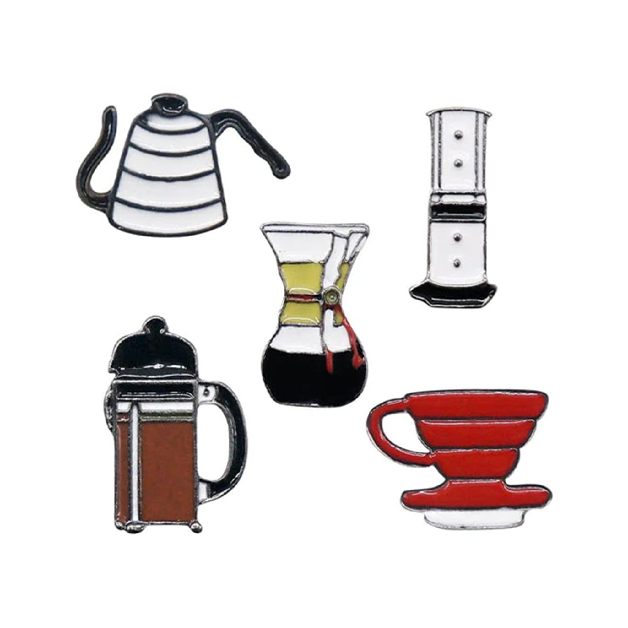 5pcs/Set Coffee Barista Pins – BaristaSpace Espresso Coffee Tool