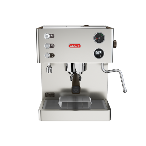 Lelit Elizabeth espresso machine, brushed stainless steel