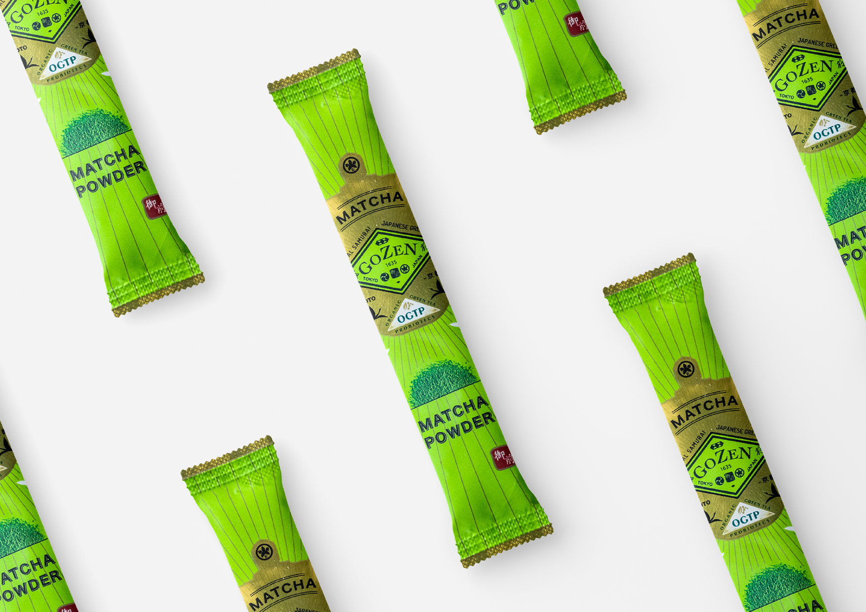 Gozen organic matcha single-serve stick