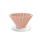 Origami Dripper M with Plastic Holder - BeanBurds Brewing Gadgets Pink Coffee Dripper