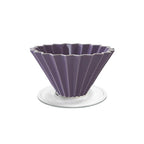 Origami Dripper M with Plastic Holder - BeanBurds Brewing Gadgets Purple Coffee Dripper