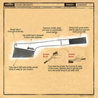 Pallo Grindminder Cleaning Brush - BeanBurds Brewing Gadgets Standard Cleaning Brush