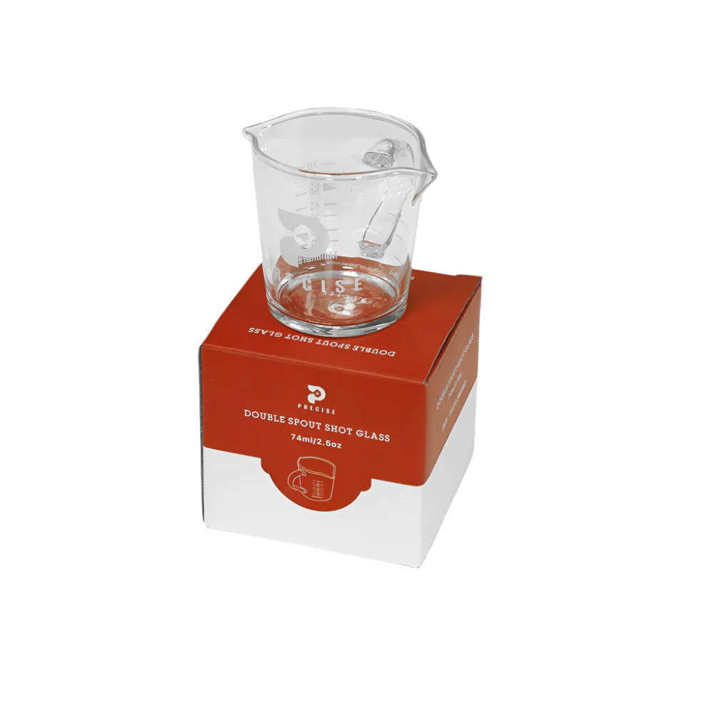 Precise - 2.4oz Shot Glass with Double Spouts and Handle