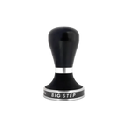 Pullman Black Barista Handle with Big Step Base Tamper, MK II 440C - BeanBurds Brewing Gadgets Standard Tamper